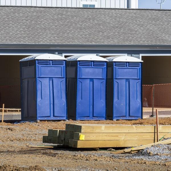 Heavy-duty construction site porta potty in Washington, Pennsylvania
